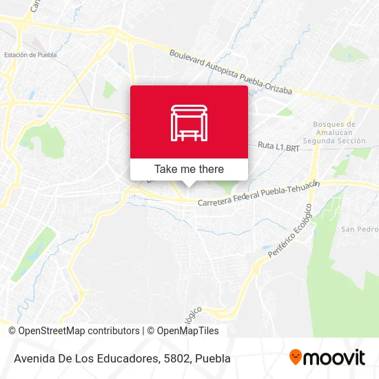 Avenida De Los Educadores, 5802 map