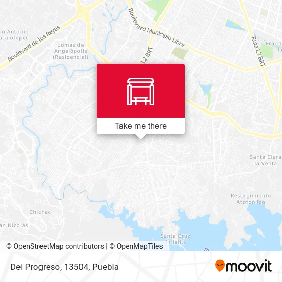 Del Progreso, 13504 map