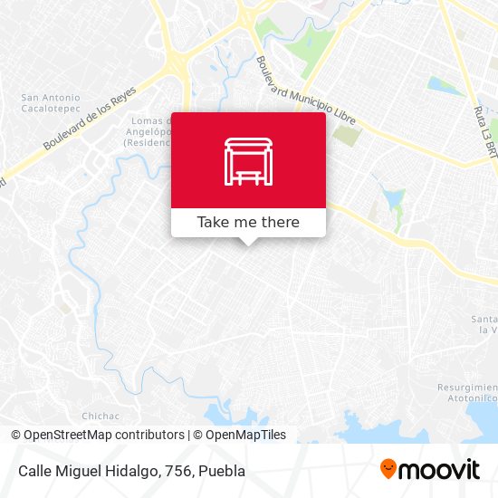 Calle Miguel Hidalgo, 756 map