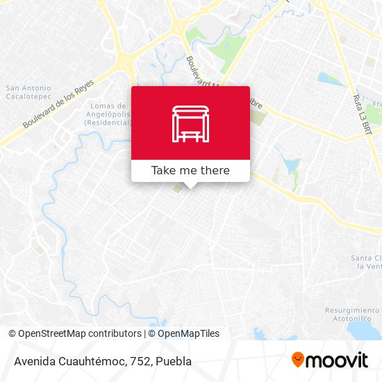 Avenida Cuauhtémoc, 752 map