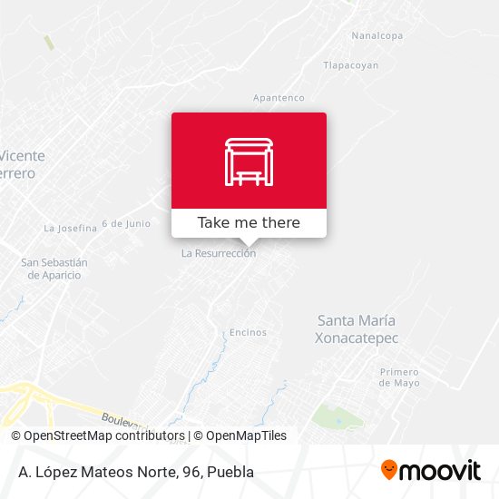 Mapa de A. López Mateos Norte, 96