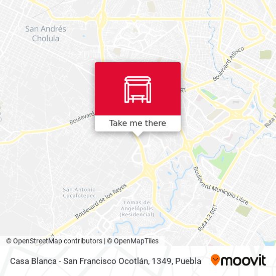 Casa Blanca - San Francisco Ocotlán, 1349 map