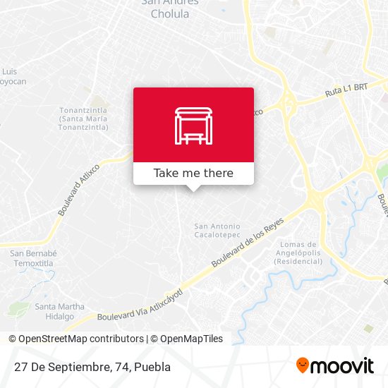 Mapa de 27 De Septiembre, 74