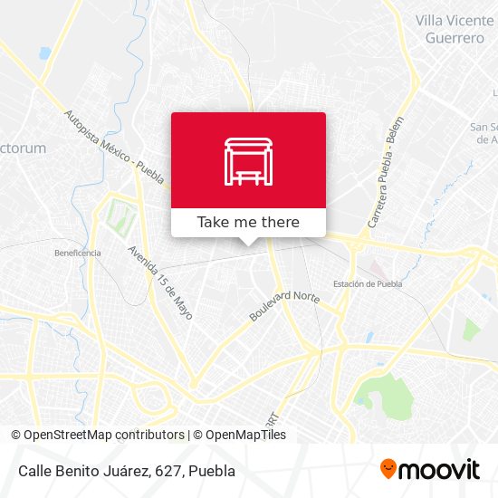 Mapa de Calle Benito Juárez, 627