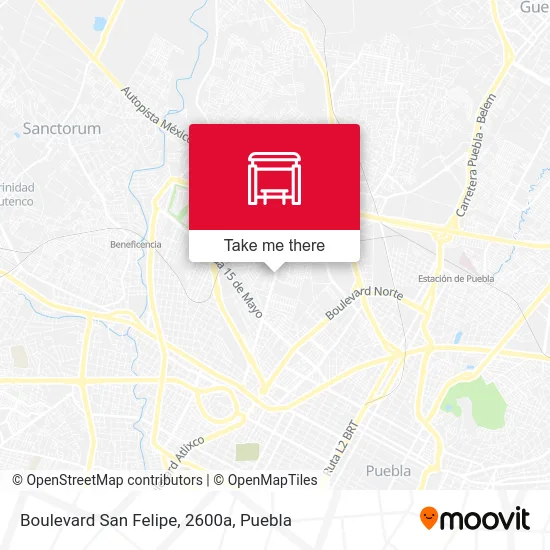 Boulevard San Felipe, 2600a map