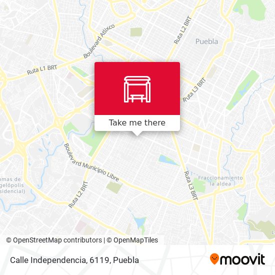Calle Independencia, 6119 map