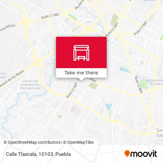 Mapa de Calle Tlaxcala, 10103