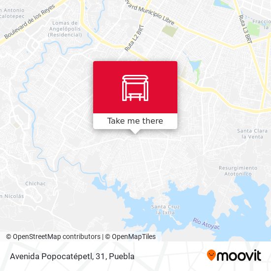 Avenida Popocatépetl, 31 map