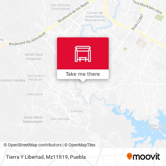Tierra Y Libertad, Mz11lt19 map