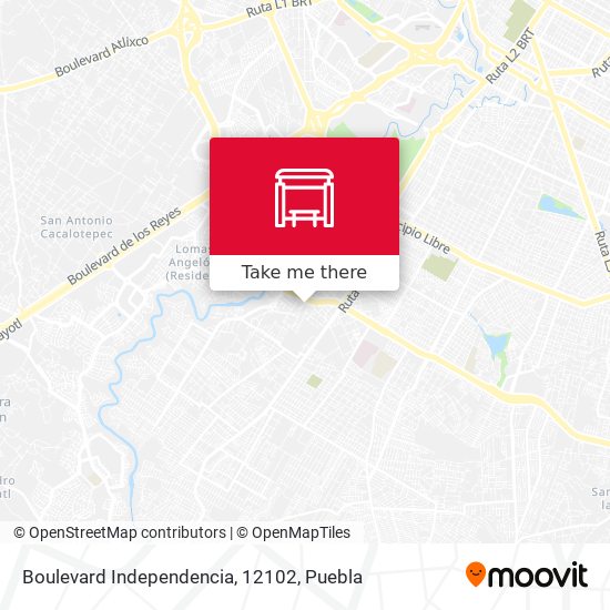 Boulevard Independencia, 12102 map