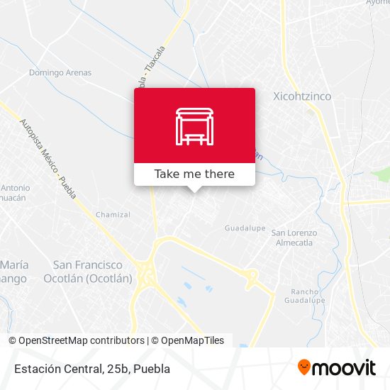 Estación Central, 25b map