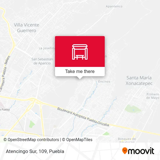 Atencingo Sur, 109 map