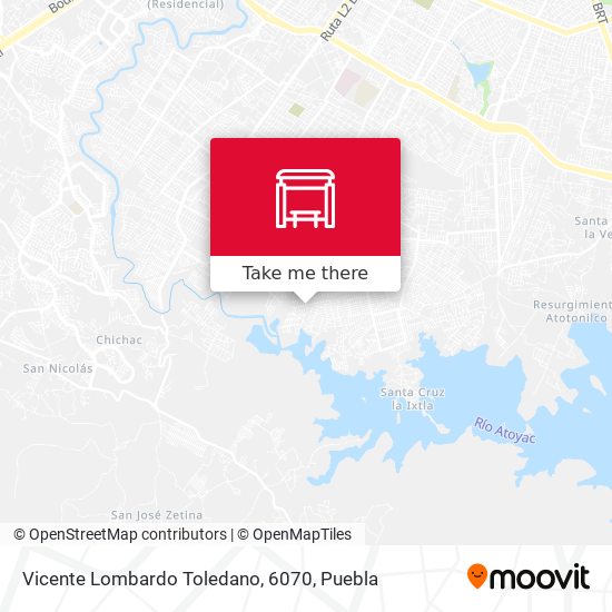 Vicente Lombardo Toledano, 6070 map