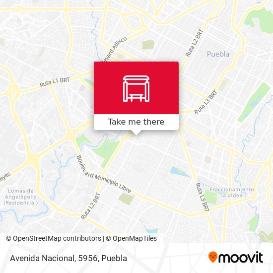 Mapa de Avenida Nacional, 5956