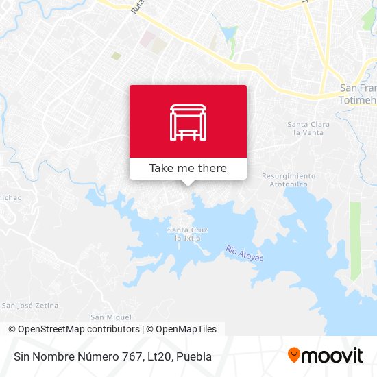 Sin Nombre Número 767, Lt20 map