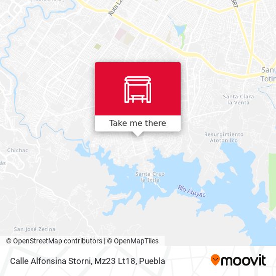 Mapa de Calle Alfonsina Storni, Mz23 Lt18