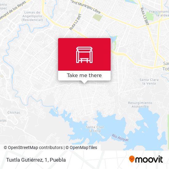Mapa de Tuxtla Gutiérrez, 1