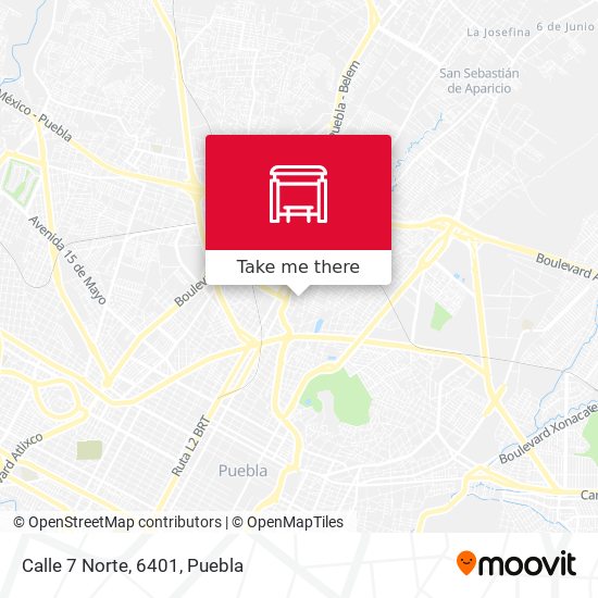Mapa de Calle 7 Norte, 6401