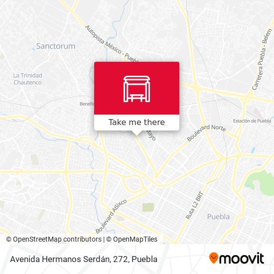 Mapa de Avenida Hermanos Serdán, 272