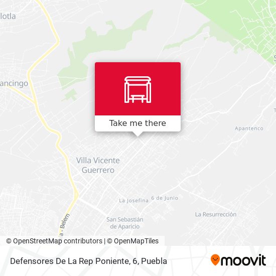Defensores De La Rep Poniente, 6 map