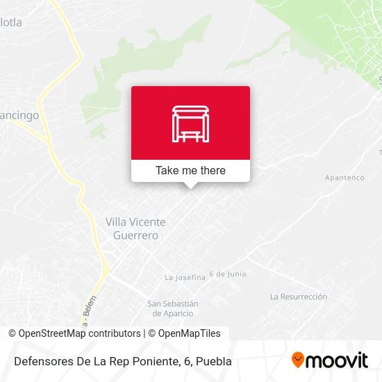 Defensores De La Rep Poniente, 6 map