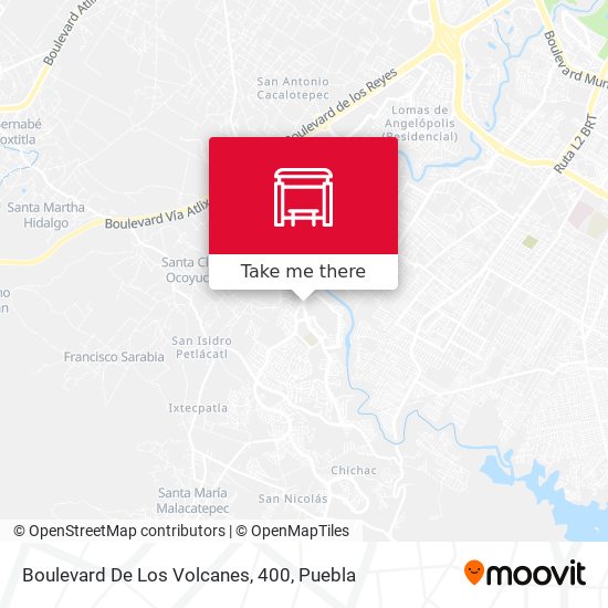 Boulevard De Los Volcanes, 400 map