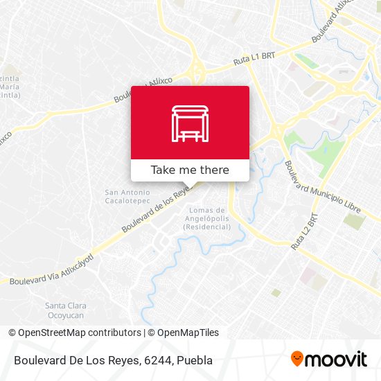 Boulevard De Los Reyes, 6244 map