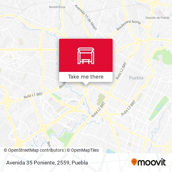 Avenida 35 Poniente, 2559 map