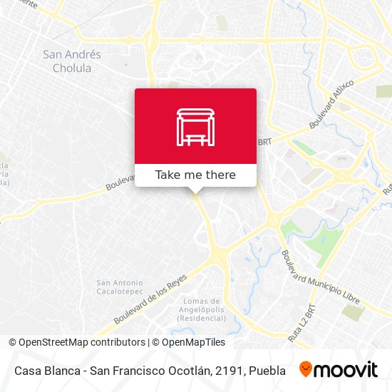 Mapa de Casa Blanca - San Francisco Ocotlán, 2191