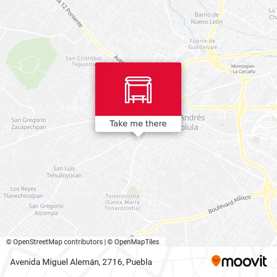 Avenida Miguel Alemán, 2716 map