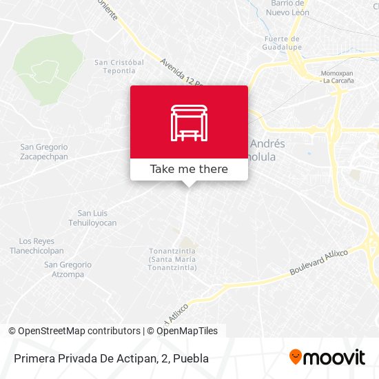 Primera Privada De Actipan, 2 map