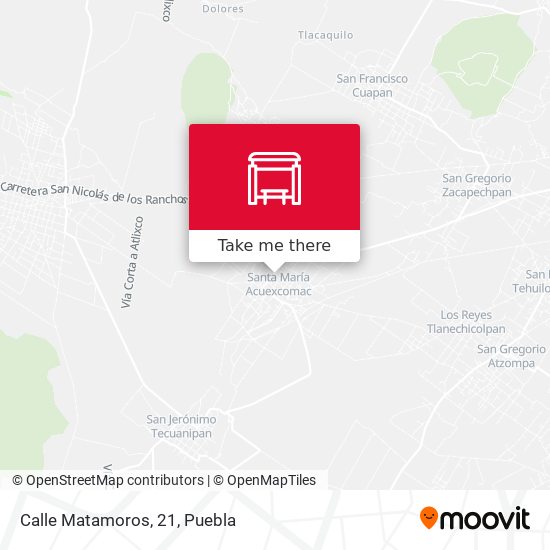 Mapa de Calle Matamoros, 21