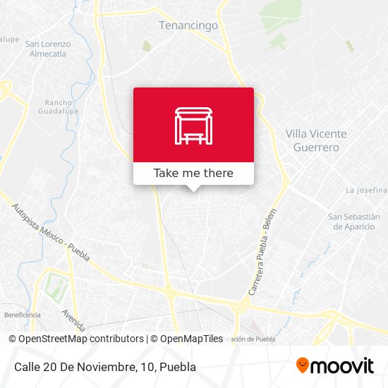 Mapa de Calle 20 De Noviembre, 10