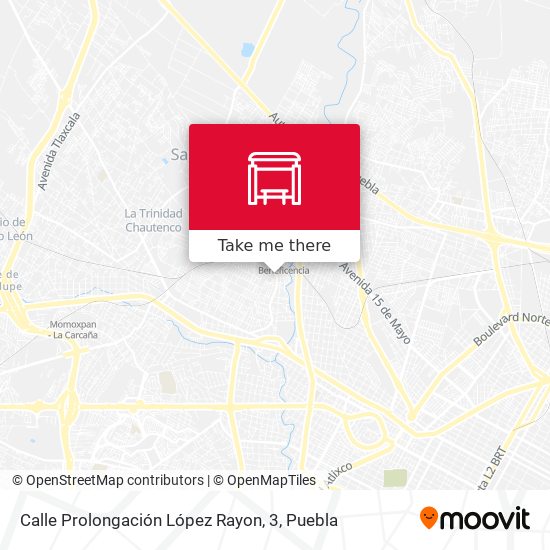 Mapa de Calle Prolongación López Rayon, 3