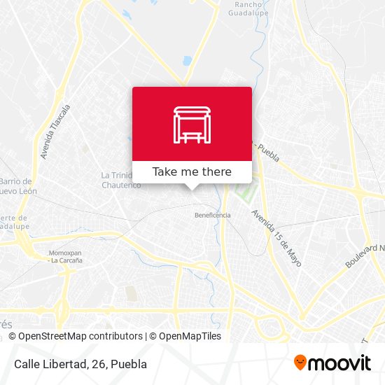 Mapa de Calle Libertad, 26