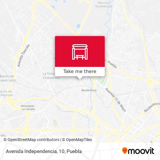 Mapa de Avenida Independencia, 10