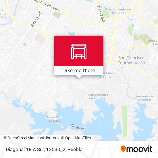 Mapa de Diagonal 18 A Sur, 12530_2