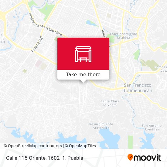 Calle 115 Oriente, 1602_1 map