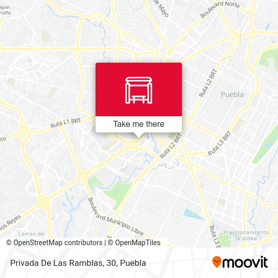 Privada De Las Ramblas, 30 map