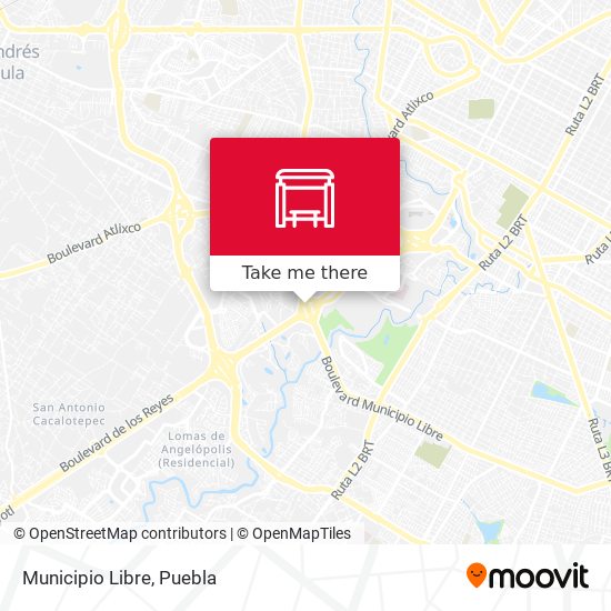 Municipio Libre map