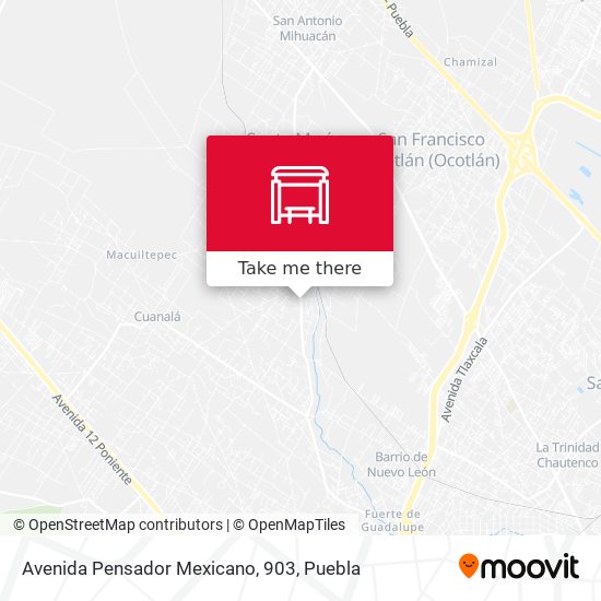 Avenida Pensador Mexicano, 903 map