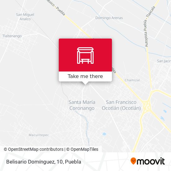 Belisario Domínguez, 10 map