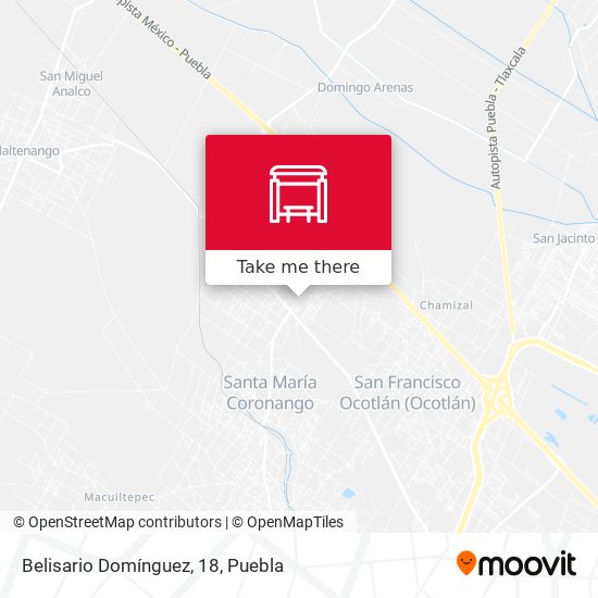 Belisario Domínguez, 18 map