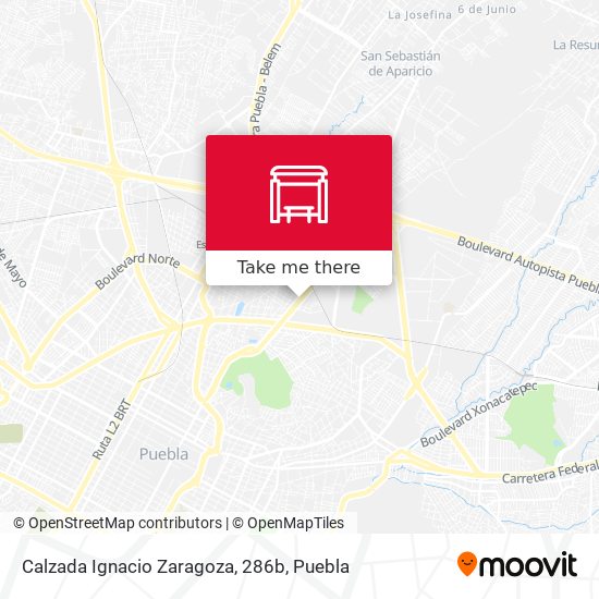 Calzada Ignacio Zaragoza, 286b map