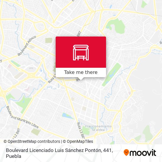 Mapa de Boulevard Licenciado Luis Sánchez Pontón, 441