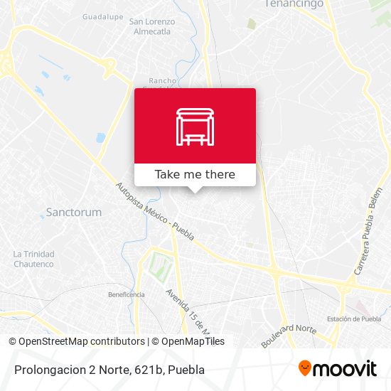 Mapa de Prolongacion 2 Norte, 621b