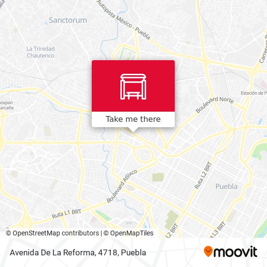 Avenida De La Reforma, 4718 map