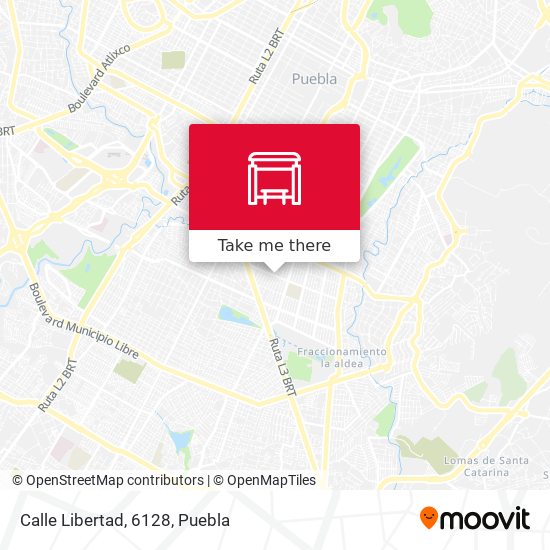 Mapa de Calle Libertad, 6128