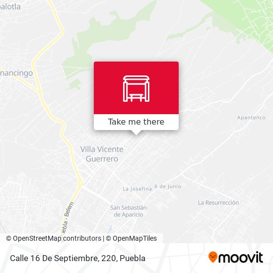 Mapa de Calle 16 De Septiembre, 220