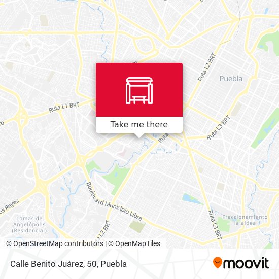 Calle Benito Juárez, 50 map